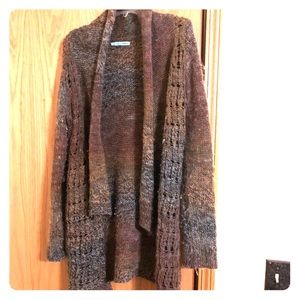 Fuzzy warm cardigan !